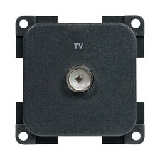 CBE SINGLE COAXIAL TV AERIAL SOCKET FOR LEISURE CARAVAN MOTORHOME CAMPERVAN GREY
