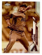 2020 Topps Chrome Alex Young RC Sepia Refractor #115 Parallel MLB Rookie Card. rookie card picture