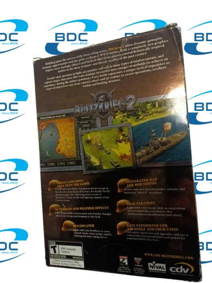 Blitzkrieg 2 PC CD-ROM 2005 4-Disc +Manuali Box (Sped.Veloce) - Immagine 2 di 2