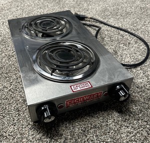 Cecilware food service equipment 2 burner electric countertop