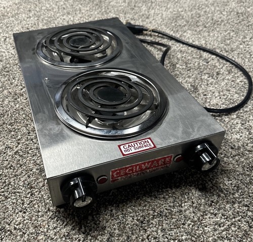 Cecilware food service equipment 2 burner electric countertop