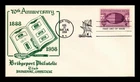 US COVER ATLANTIC CABLE CENTENARY FDC BRIDGEPORT CONNECTICUT PHILATELIC CLUB