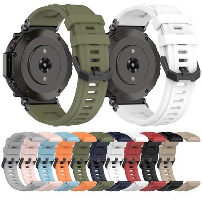 22.2mm Silicone Watch Strap Watch Bands for Amazfit T-Rex Ultra