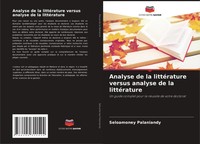 Seloamoney Palaniandy | Analyse De La LittéRature Versus Analyse De La...