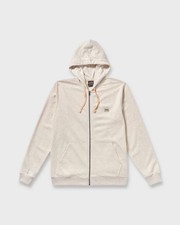 Billabong All Day full zip Men's Hoodie Light Gray Heather Sz. Extra Large NWT