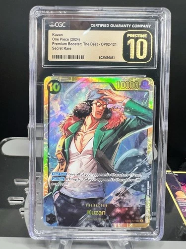 One Piece (2024) Kuzan Secret Rare OP02-121 CGC PRISTINE 10