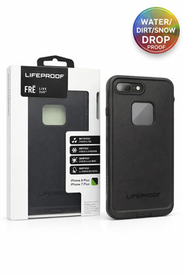 LifeProof FRĒ Case iPhone 8 Plus / 7 Plus Waterproof Dirt Snow Drop Proof Black