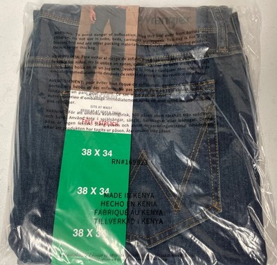 専用　4 WRANGLER Men's Regular Fit Leg Jeans STRETCH COTTON 38x34 DARK