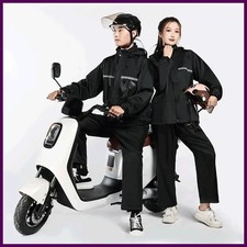 Raincoat and Rainpants Suit Full Body Rainstorm Prevention Electric Bicycle