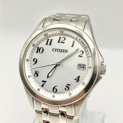 Citizen H110 Eco-Drive Radio Solar Men's Watch White Dial