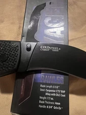 Cold Steel Voyager Xl Vaquero Black CTS CHP with  DLC Coating