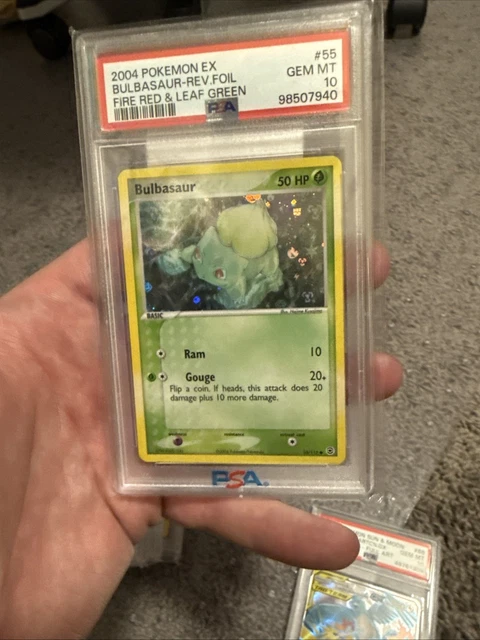 Pokemon Bulbasaur EX Fire Red & Leaf Green Reverse Holo #55 PSA 10 Gem Mint