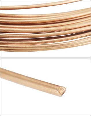 PYouo-Filo di rame Filo di rame puro da 2 mm da 3 mm 4mm, cavo a filo di rame nudo T2 filo di rame, filo di avvolgimento filo di rame bobina per