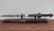 Ming Dynasty Jian - Yongle Sword - Chinese - 1060 High Carbon Steel - Sharp