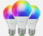 Nanoleaf Essentials Matter E27 LED Smart Colour Change Light Bulb Pack of 3