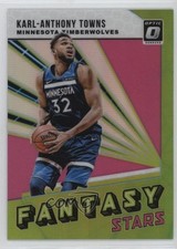 2018 Panini Donruss Optic Fantasy Stars Pink Prizm 5/25 Karl-Anthony Towns s5j