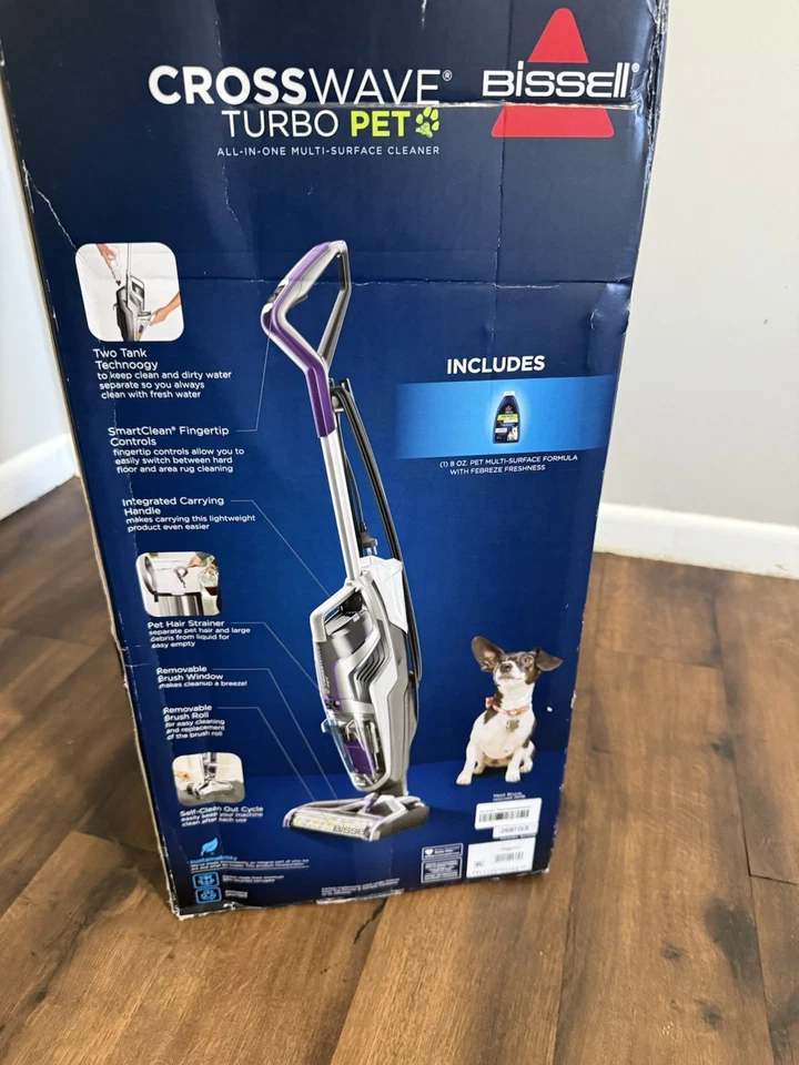 BISSELL CrossWave Purple Pet Pro All-in-One WetDry Vacuum Cleaner - Image 2 of 3