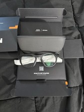 Meta Oakley HSTN Smart Glasses Black Amethyst Transitions 00W8002