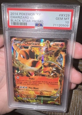2014 Pokémon XY Charizard EX Black Star Promo #XY29 PSA 10 Gem