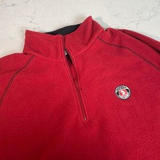 Vintage Disney World of Disney NYC Mickey Mouse Quarter Zip Fleece Pullover XXL