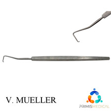 V. Mueller OP2300 Green Strabismus Hook Ophthalmic Surgical Instrument 5-3/4"