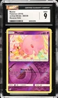 CGC 9 MINT Munna 88/236 Sun & Moon Unified Minds Reverse Holo Feat Pikachu Eevee