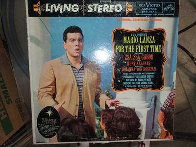 VINYL RECORD LP S FOR THE FIRST TIME #3 MARIO LANZA ORIG SOUNDTRACK RCA LSC-2338