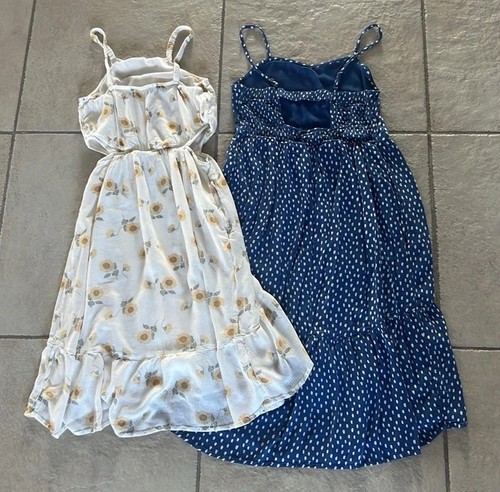 Abercrombie & Fitch Kids Girls Summer Dresses Lined Pockets Size 13/14 Gorgeous - Picture 5 of 5