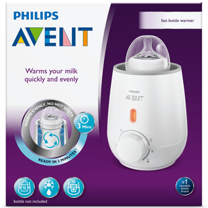 using avent bottle warmer