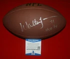 WALTER JONES Seattle Seahawks signed SUPER GRIP NFL Football HOF 14 Beckett COA