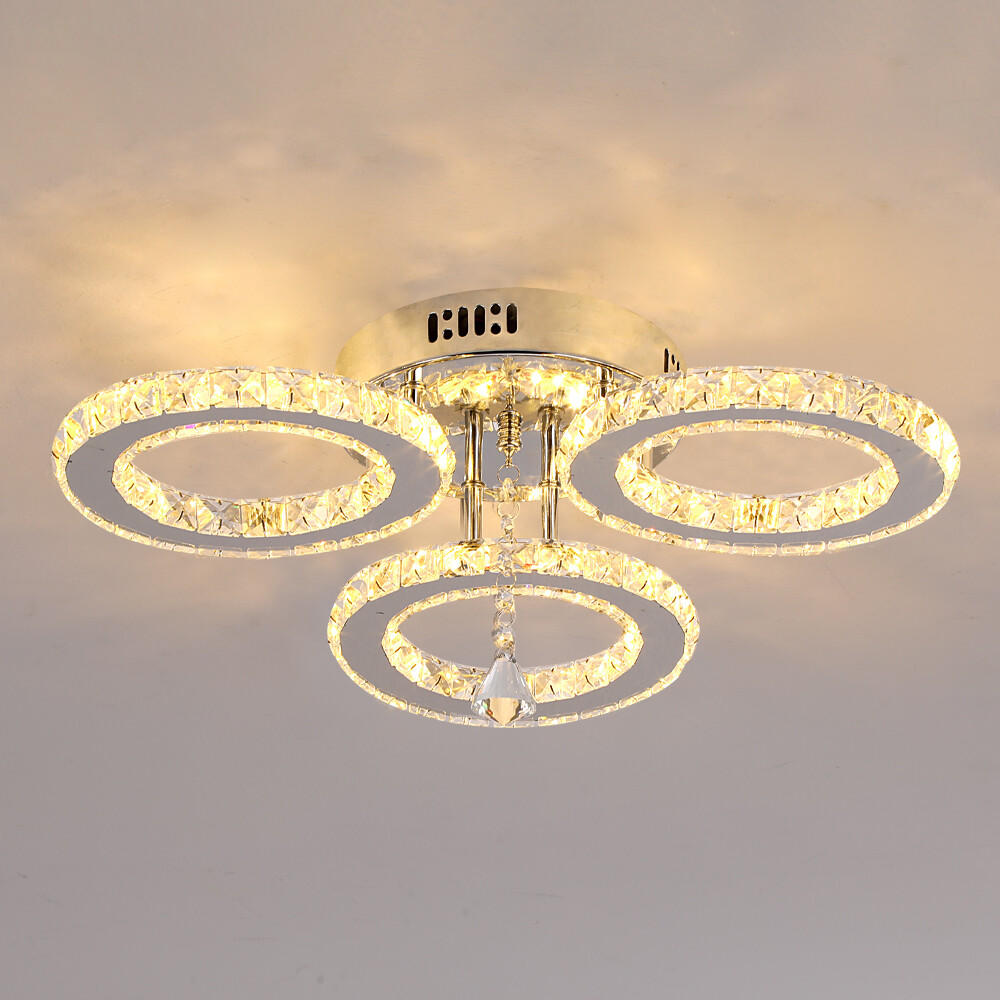 SADRIM Lampadari Moderni LED Cielo Stellato Plafoniere Oro Soggiorno Camera da Letto Lampada da soffitto Paralume in Vetro Ferro Lampada a Sospensione Lampada per Bambini Sala da Pranzo Apparecchio
