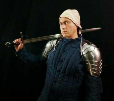 LARP Pauldrons, SCA Medieval Armor Steel Shoulder Protection Armor