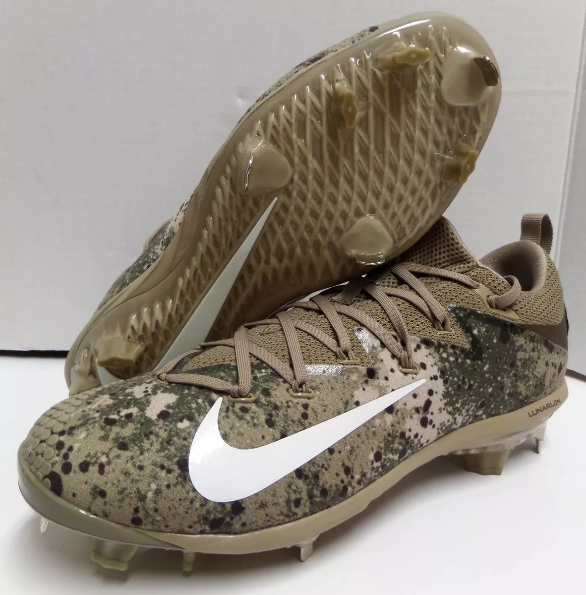 steak Geit rukken Men&#039;s NIKE LUNAR VAPOR ULTRAFLY ELITE CAMO Size 12.5 METAL BASEBALL  CLEATS KHAKI | eBay