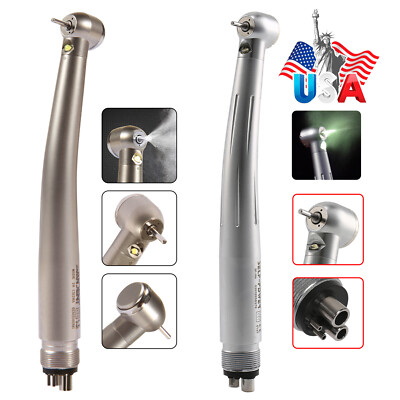 Dental LED E-generator SELF-POWER Handpiece Push Button Turbine 2/4H fit Kavo DL