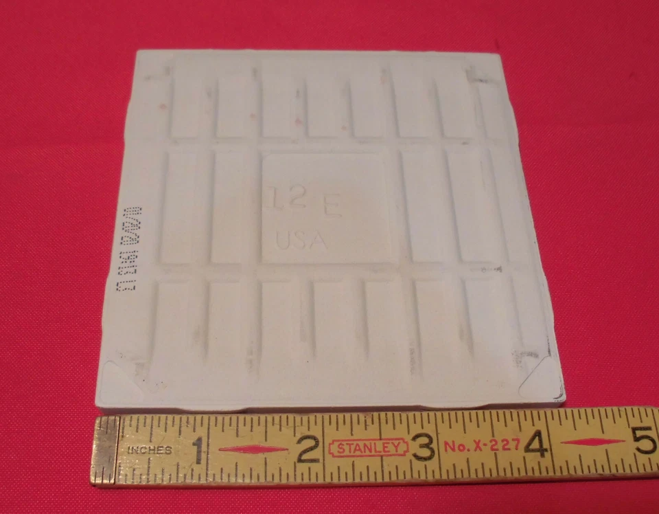 1 pc. Azulejo de cerámica brillante sal + pimienta de American Olean 4-1/4" nuevo stock, como nuevo Foto 3 de 4