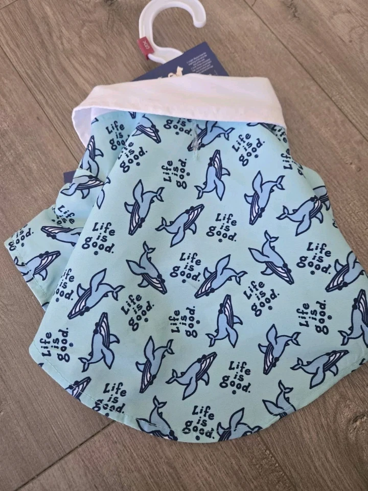 Life is Good Dog Button Up Shirt Size XS Pet Puppy Gift NWT 0325 - Imagem 4 de 4