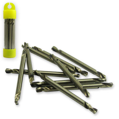 10pc Double Ended Cobalt M35 Drill Bit Set-1/8''