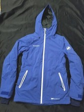 Mammut Nara Hs Thermo Hooded Jacket Womens Xs Blue Puffer Ski Jacket Snow