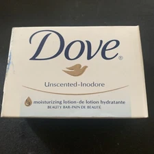 VTG Dove Beauty Bar Moisturizing Soap (White) 4.75 Oz. New In Box Unscented NOS