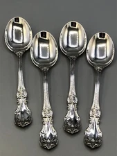 Burgundy by Reed & Barton set of 4 Place Soup Spoons, gently used