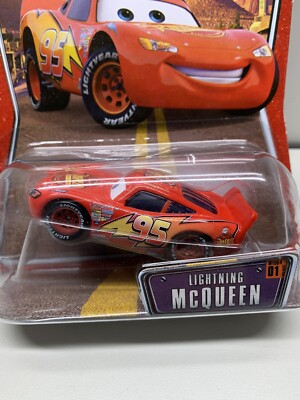 Disney Pixar The World Of Cars Lightning Mcqueen Mattel #01 | eBay