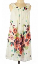 Adrianna Papell Gorgeous Rose Printed Sleeveless Dress Size 12  $149 NWOT