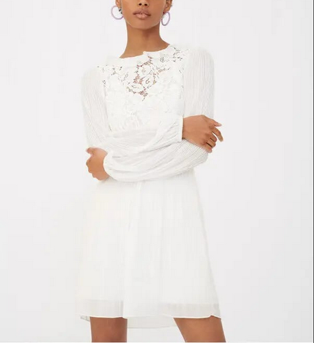 Maje Women's Dress Size 36 FR / S Floral Lace MFPRO01731