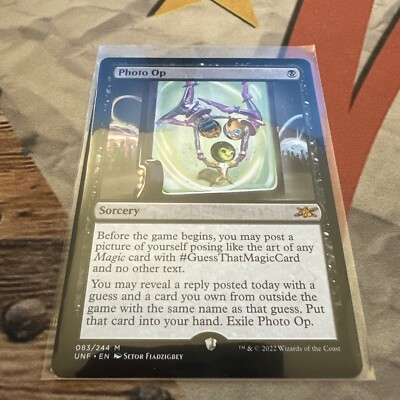 MTG Photo Op Unfinity 083/244 Regular Mythic | eBay