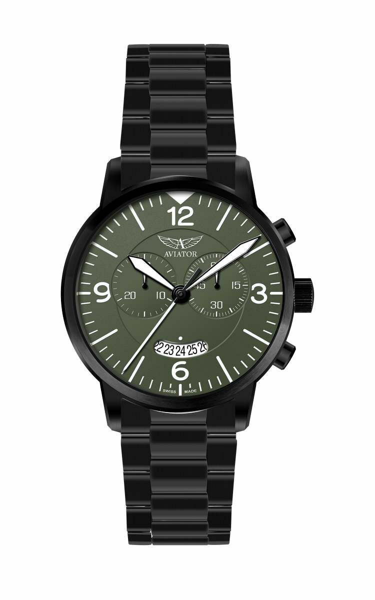 Kalinga Ashok Montres Aviator Chronograph Watch Aviator Swiss