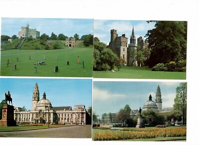 11408- 4x Cardiff Schloß