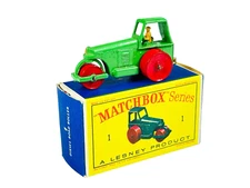 Matchbox Lesney No. 1 Aveling Barford Diesel Road Roller w/D Style Box