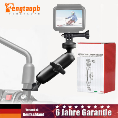 Motorrad Action Kamera Halterung für Allen Serien GoPro Hero 6/7/8/9 AKASO SJCAM