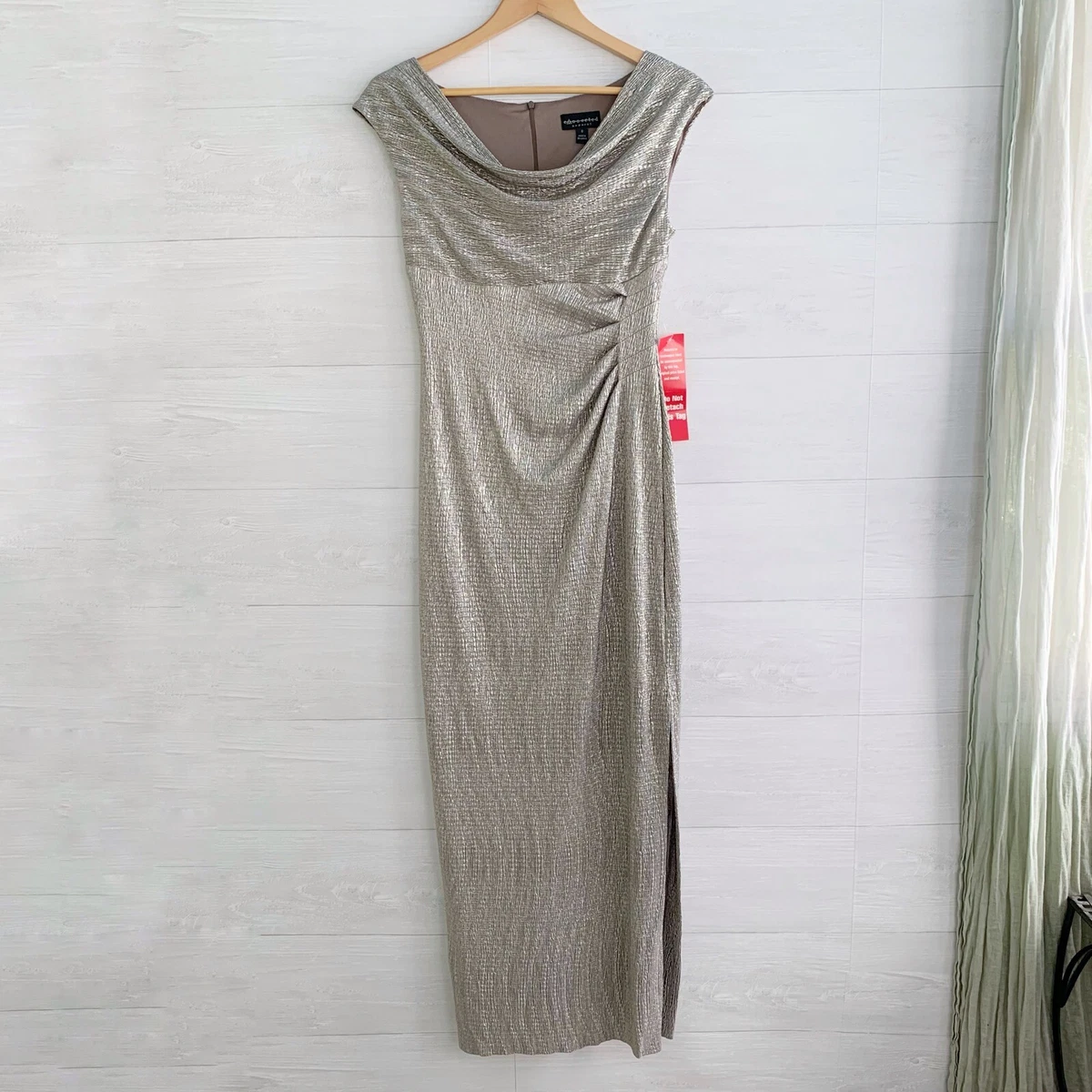 Connected apparel silver dress 2025