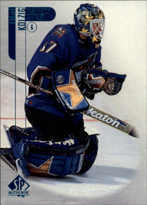 1998-99 SP Authentic Capitals Hockey Card #87 Olaf Kolzig